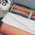 thumbnail image 4 of Designart "Minimalistic Sunset under the Full Moon IV" Coastal Boat Bedding Covert Set - Traditional Pink Coastal Bed Set With 2 Shams, 4 of 6