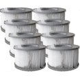 thumbnail image 1 of Pack Of 8 Replacement Filter Cartridges For Mspa Inflatable Pool, Ruikalucky Jacuzzi, 1 of 2