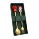 thumbnail image 4 of Juego de cuchara y tenedor, vajilla de Año Nuevo chino, cubiertos, utensilios de cocina Estilo E, 4 of 9