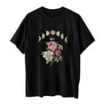 thumbnail image 5 of Gibobby Blusas Casual T-shirt top for WomenParty Fashion Loose Top（Negro， XXL), 5 of 5