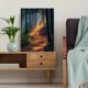 thumbnail image 5 of Qisvanset Framed Canvas Wall Art 12x16 Inch Sunlit Misty Forest Path Tranquil Nature Decor, 5 of 5