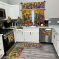 thumbnail image 3 of Artistic Beautiful Anti Fatigue Kitchen Floor Mat - Unique Floor Mat - Pain Relief Padded Kitchen Mat - Floor Mats for in Front of Sink - 2 Pieces 47"x17.5" + 30"x17.5" 10mm Wine, 3 of 6
