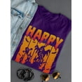 thumbnail image 3 of Happy Halloween Spooky House T-Shirt Women -Image by Shutterstock, Female 4X-Large, 3 of 4