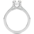 thumbnail image 2 of Zion Jewels3.00CT Radiant Cut Simulated Diamond Solitaire Engagement Ring For Women | 14K White Gold Plated, 2 of 4