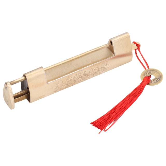 Candado Antiguo, Caja de Joyero Candado delicado Sabor Único Tallado Con Llave para la Puerta del Gabinete