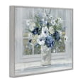 thumbnail image 2 of Stupell Industries Victorian Blue Hydrangea & Anemone Bouquet Gray Framed Giclee Art, 20 x 16, by Sally Swatland, 2 of 8