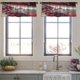 thumbnail image 3 of LALILO Kitchen Curtain Valance Mystical Night Nasa Night Sky Rod Pocket Window Curtain 52"x 18" Set of 2, 3 of 5