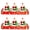 B, variant on Vikakiooze 2022 Christmas Candles Santa Snowman Gift House Candles For Home Party Decoration Christmas Decorations
