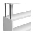 thumbnail image 4 of Bowery Hill Engineered Wood White Bookcase Rectangular 6 Shelves Unassembled, 4 of 5