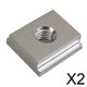 thumbnail image 1 of Barra Deslizante Con 2 Ranuras Para Sujetar, Posicionar Y Fijar Piezas De Trabajo. Inglete De Carril En T De 25 Mm X 23 Mm M8, 1 of 8