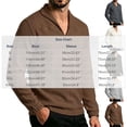 thumbnail image 3 of yillto Mens Sweaters V Neck Knit Long Sleeve Tops Fall Winter Warm Pullover Sweater Clothes Tops, 3 of 8