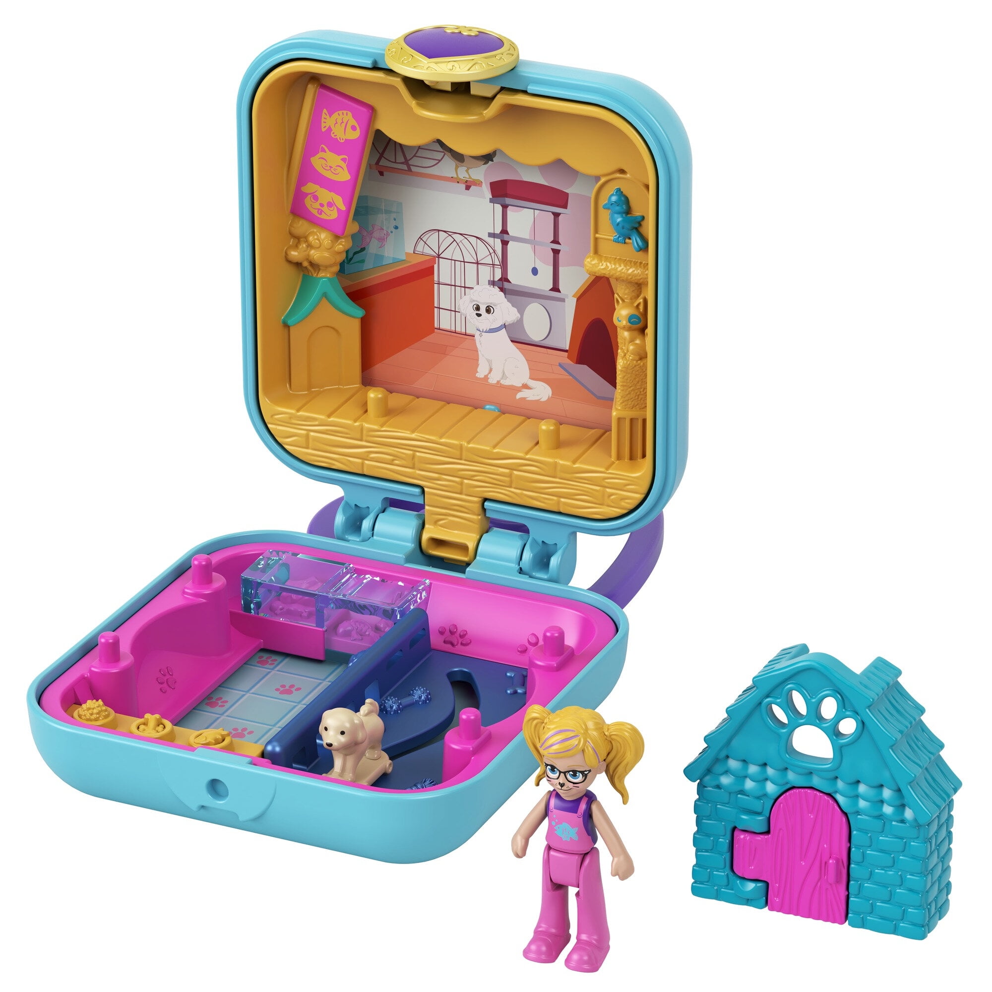 POLLY POCKET POLLY'S LIVING ROOM GCN07 ***NEW*** TINY PLACES 