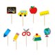 thumbnail image 1 of 36 piezas de decoración para tartas de regreso a clases, decoración para tartas, decoración para postres, 1 of 8