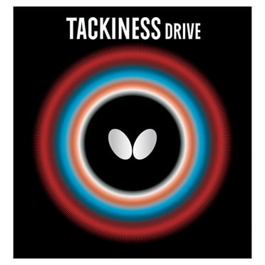 Butterfly Table Tennis Rubber - Tackiness Drive 1.9 Red