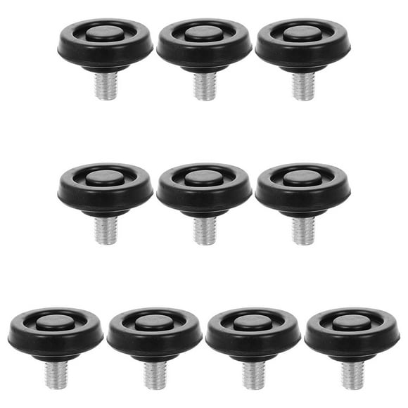Miangastore 10 Pcs Pieds de Nivellement Robustes pour Chaises de Salon Durables et Faciles à Installer pour Accessoires de Chaise de Coiffure Usage Domestique
