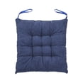 thumbnail image 1 of Diconna Square Seat Cushion Soft Elastic Chair Pads with Ties for Home, 1 of 5