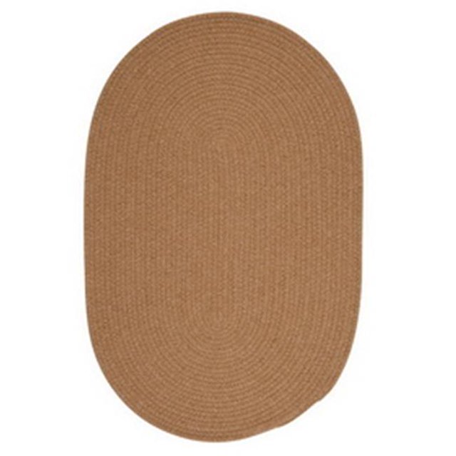 Colonial Mills Rug WL12R072X072 Bristol - Evergold 6 ft. round Braided Rug