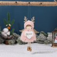 thumbnail image 3 of Cute Girl Angel Christmas Pendant Xmas Tree Hanging Ornaments Christmas Decorations for Home Christmas Dolls Kids Gift 42 Styles, 3 of 5