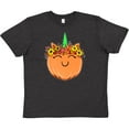 thumbnail image 3 of Inktastic Pumpkin Unicorn for Halloween and Thanksgiving Youth T-Shirt, 3 of 5