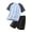 Z05 Blue, variant on Gubotare Soccer Outfits for Boys Boys Athletic Shorts and Performance T-Shirt Crew Neck Boy Clothes Set, Summer Kids Outfit Size 7-8 (Grey,7-8 Years)