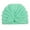 Mint Green, variant on Zwiiyzr Baby Boys And Girls Turban 10Cm Cable Knit Newborn Beanie Caps Headwraps Winter Hat Coffee