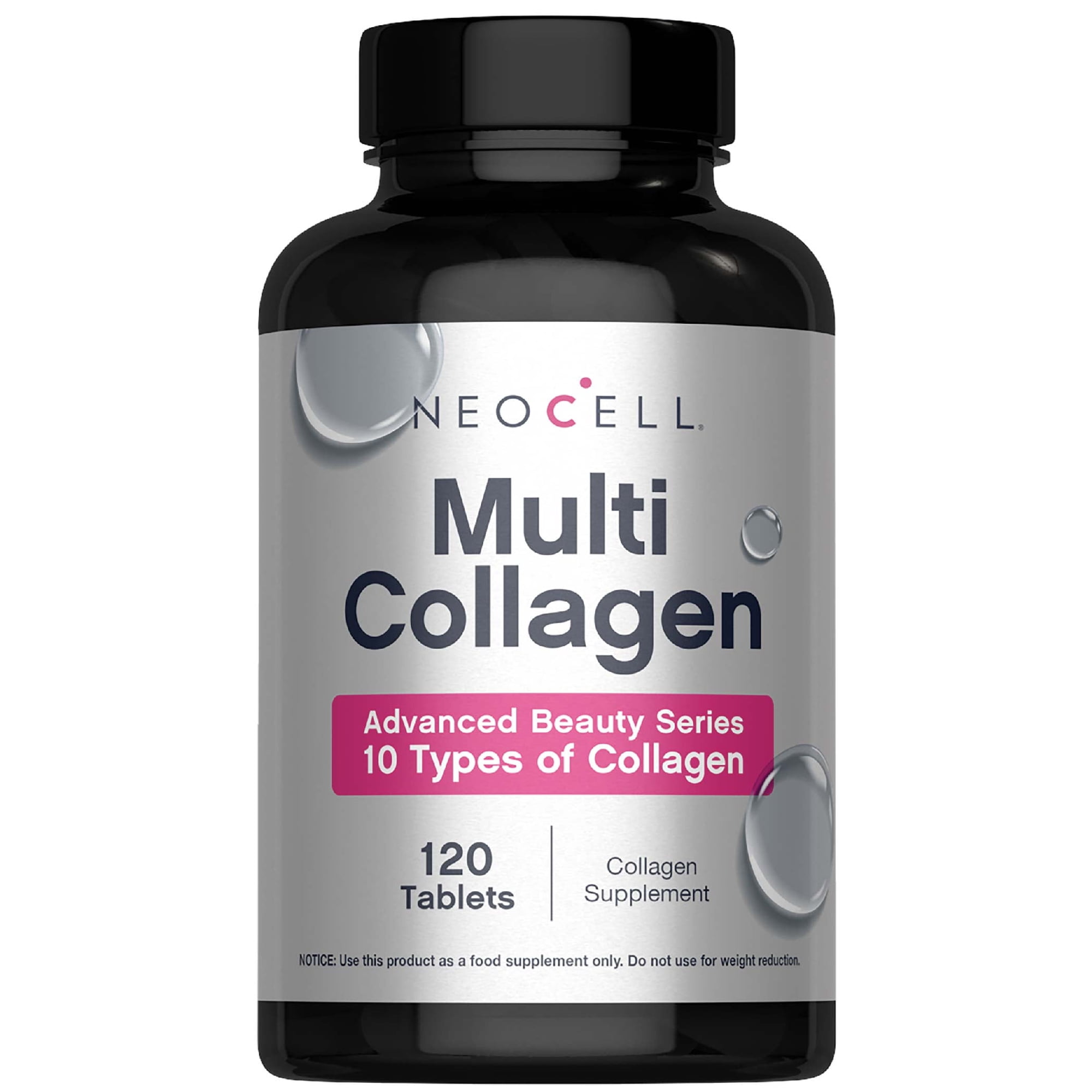 Super Multi Collagen Peptides | 120 Tablets | Skin, Hair and Nails Supplement for Men and Women | by NeoCell
