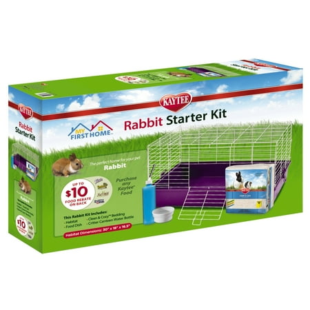 UPC: 0045125600568 | Kaytee My First Home Starter Kit Habitat for Pet Rabbits 30 x 18 x 16.5 in