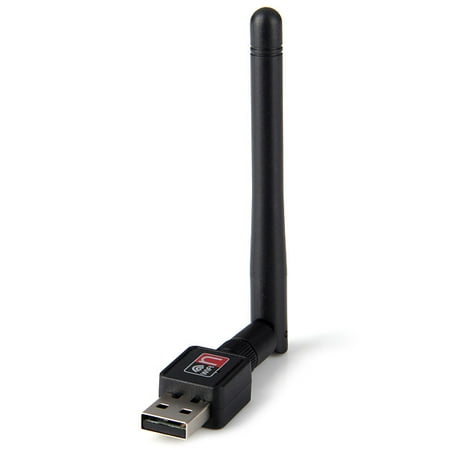 Ultra Mini 150Mbps USB2.0 Wireless WiFi 802.11 N / B / G Network Card Adapter with 2dBi Antenna Support Windows 2000 XP Vista 7 (Best Linux Replacement For Windows Xp)
