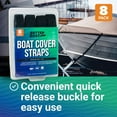thumbnail image 5 of Better Boat Black Adjustable Nylon Boat Cover Straps 8 Pack, 5 of 6