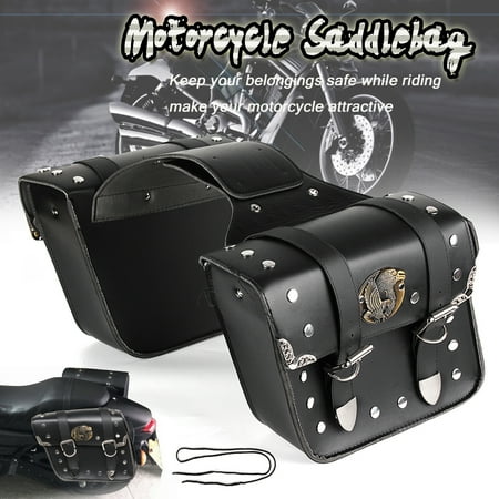 Pu Leather Motorcycle Saddle Bags Pouch Luggage For Harley Sportster Xl 883 1200 Pu Leather Motorcycle Saddle Bags Pouch Luggage For Harley Sportster Xl 883 1200