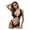 Black, variant on Swimsuits for Women Summer Two Piece Bikini Bathing Suit Set,Purple,M