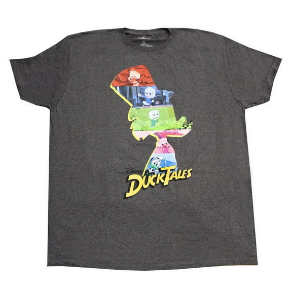 Bioworld Disney Duck Tales Characters Charcoal T-Shirt | Medium Unisex