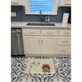 thumbnail image 3 of Christmas Presents Pekingnese Tan Machine Washable Memory Foam Mat, 3 of 4