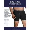 thumbnail image 2 of Fruit of the Loom Men's 3-Pack Big Man Premium Boxer Brief, Assorted, 3X-Large, 2 of 6