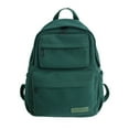 thumbnail image 1 of yeacher Trendy Green Women's Backpack with Multiple Pockets, Large Capacity for School, Travel, and Daily Use, Waterproof Nylon Design, Adjustable Straps, Anti-Theft Feature., 1 of 6