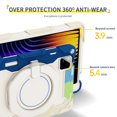 thumbnail image 3 of FJLBDE Case for Xiaomi Mi Pad 6/ Mi Pad 6 Pro 11 Inch 2023 with 360 Kickstand, Shoulder Strap Carrying Protective Cover, Multicolor Blue, 3 of 6