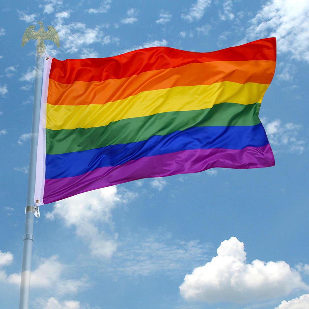 gay pride rainbow flags