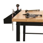 Muscle Rack Bamboo Top Workbench, 5 Height, 74 width, 25 Length