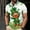 B-Multicolor, variant on Jinhomg Mens Holiday Shirts 2025 Trendy St. Patrick's Day Themed Graphic Tops Casual Comfy Short Sleeve Lapel Collared Golf Shirt Holiday Sales Multicolor XL