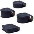 thumbnail image 5 of Silipint: Silicone Go Go Bowls: Set Of 4: Smoke - Sizes: 10, 20, 30 oz & Sandwich Size - Unbreakable, Attached Lids, 5 of 10