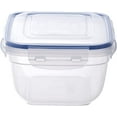 thumbnail image 4 of Superio Sealed Food Storage Containers, 10 Cup, 80 Oz, Airtight Leak Proof Meal Prep Containers, Rectangle Shape, Microwave and freezer safe, BPA-free Plastic (4, 2.5 Quart), 4 of 5
