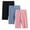Black+ Pink+ Blue, variant on 3 Pack Girls Under Dress Dance Bike Shorts Kids Active Safety Shorts for Playground Gym Sports 4-11T