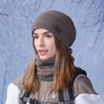 thumbnail image 5 of Winter Set for Office Workers Neat Knit Cap Scarf Professional Look for Casual Friday Hat Scarf, 5 of 5