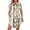 Beige, variant on WRKEKC Summer Casual Dresses for Women, Womens Plus Size T-Shirt Dresses, Women's Summer Casual V-Neck Short Sleeve Drawstring Dresses with Pockets