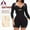 01 Black, variant on Babysbule Shapewear for Women Plus Size Women Full Body Shaper Bodysuit Firm Control Shapewear Lifter Corset Shapewear