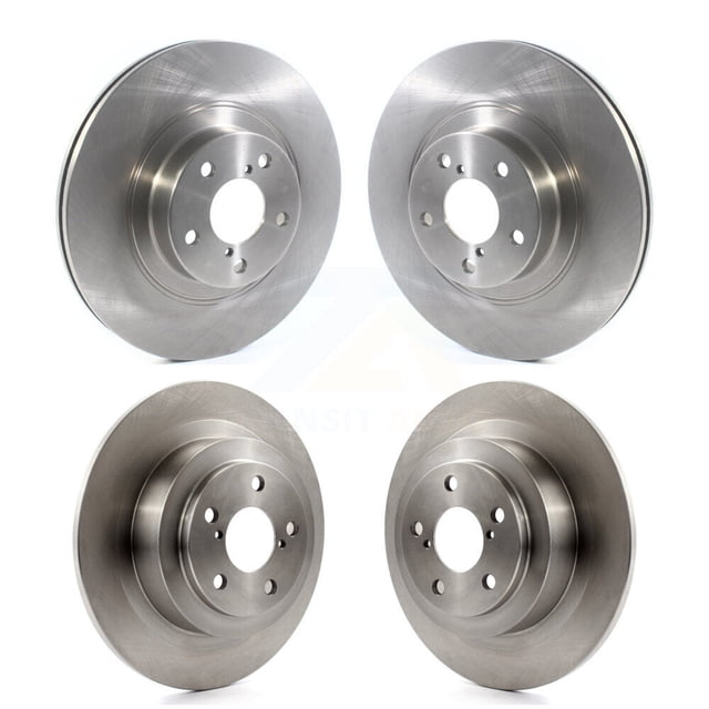 CMX Front Rear Disc Brake Rotors Kit for Car 2005-2006 Subaru Baja Turbocharged with 292mm Diameter Rotor K8-101686