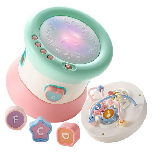 Enfants Musical, Tambour à Main Multifonction Percussion Xylophone Enfants Éducation Apprentissage Précoce Musique - Couleur Macaron