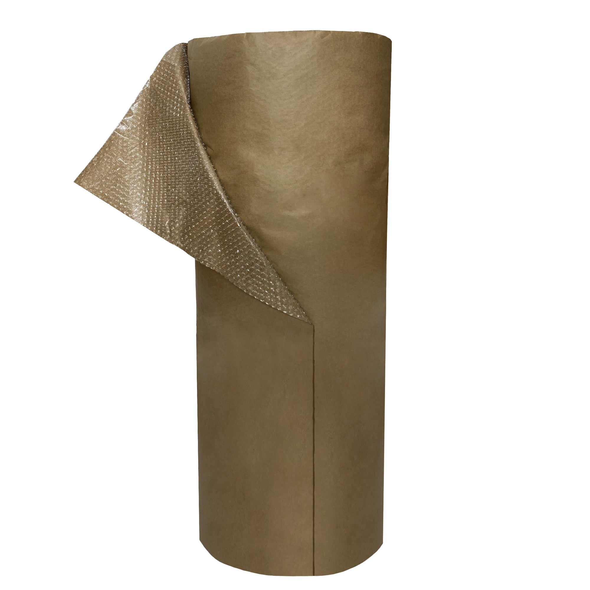 StarBoxes Kraft Backed Bubble Cushioning Wrap 48" x 125-Feet long Roll