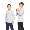 thumbnail image 2 of STRETCH IS COMFORT Oh So Soft Boy's Long Sleeve Poly Spandex Turtleneck| Size  2T- 16, 2 of 7