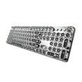thumbnail image 1 of Teclado mecánico para juegos, teclado Retro Punk de 104 teclas, máquina de escribir, teclas redondas, teclado de juego Vintage para mujeres, hombres,, 1 of 8